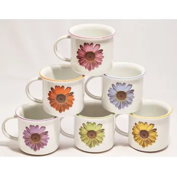 Český porcelán Hrnek porcelánový 250ml TINA - KOPRETINA, mix barev