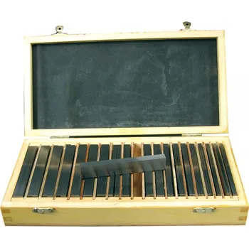 Sada 20 párů párových podložek 2 - 6 mm, délka 100 mm