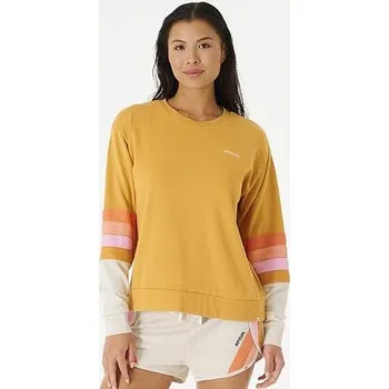 Pánská mikina Mikina Rip Curl SURFBREAK CREW Gold velikost XS