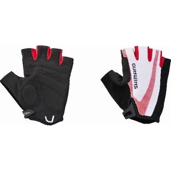 SHIMANO rukavice BASIC race, červená, M