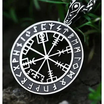 Řetízek Náhrdelník a přívěsek Vegvísir