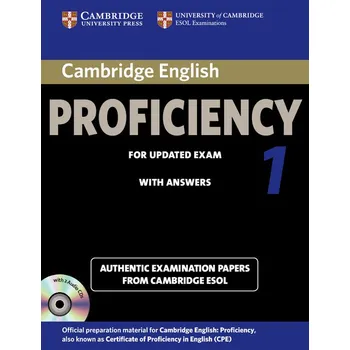 Anglický jazyk Cambridge English Proficiency 1 for Updated Exam Self-study Pack