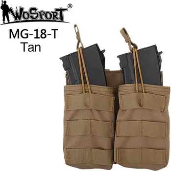 Wosport Sumka Dual MOLLE na dva zásobníky G36 otevřená - písková