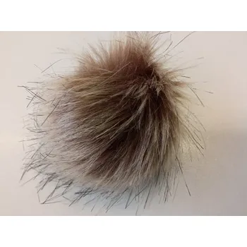 Bambule, bambulka hnědobéžová s černými konečky - 8 - 10 cm