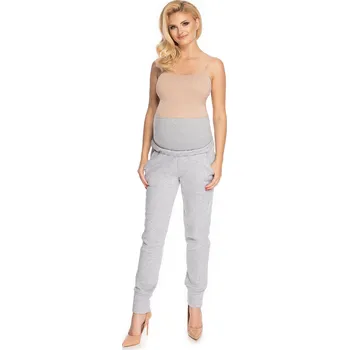 Dámské kalhoty Dámské těhotenské kalhoty 0173 Šedá - PeeKaBoo šedá L/XL