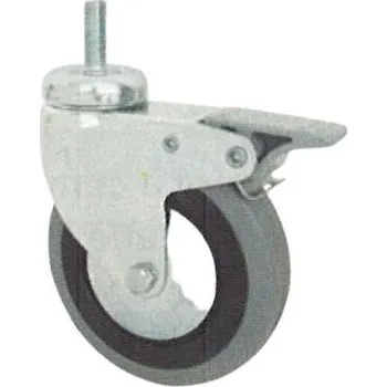 Pojezdové kolečko Přístrojové kolo EGA otočné se šroubem a brzdou EGA 050/VLDP otočné se šroubem a brzdou
