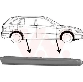 Prah karosérie Nástupní panel VAN WEZEL 2732104
