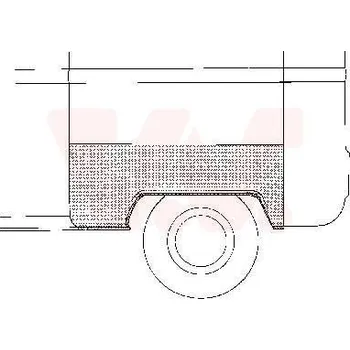 Příslušenství karosérie Boční stěna VAN WEZEL 5851.46