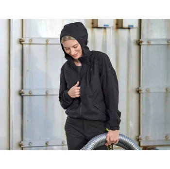 Cyklistická bunda Větrovka light-pack e.s.trail, dámská velikost M černá Strauss