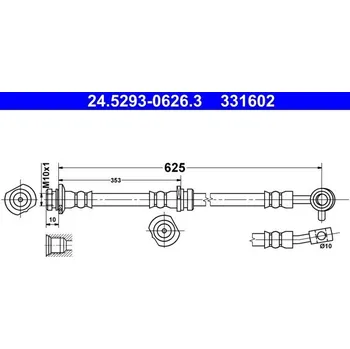 Brzdová hadice Brzdová hadice ATE 24.5293-0626.3