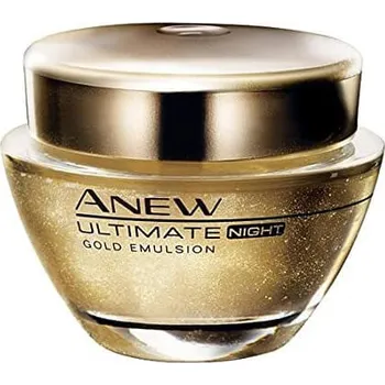 Avon Zlatá noční kúra s Protinolem Anew Ultimate Night Gold Emulsion 50 ml + 2 měsíce na vrácení zboží