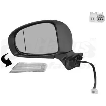 Auto zrcátko Vnější zpětné zrcátko VAN WEZEL 5467807