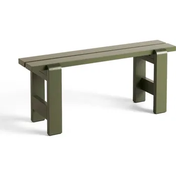 Zahradní lavice HAY Lavice Weekday 111 cm, olive
