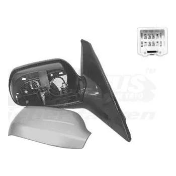 Autodíl Vnější zpětné zrcátko VAN WEZEL 2734818