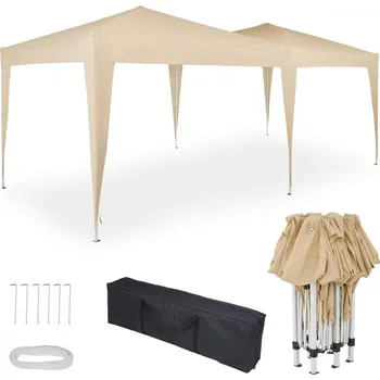 Zahradní altán Výsuvný zahradní altán 3x6m D7098 béžová Dekorhome