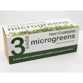 Nádoba na klíčení Pěstební sada Microgreens Tiny Greens Množství: 3 kelímky
