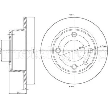 Brzdový kotouč Brzdový kotouč CIFAM (800-319)