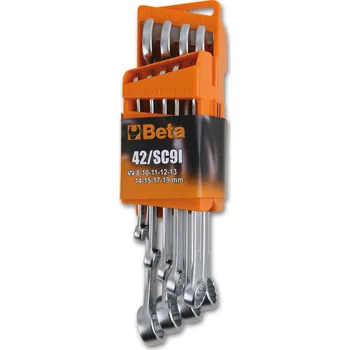 Klíč SADA OČKOPLOCHÝCH KLÍČŮ-MODEL 42/SC9E 9 KS 8-19 MM V ÚCHYTU (SADA OČKOPLOCHÝCH KLÍČŮ-MODEL 42/SC9E 9 KS 8-19 MM V ÚCHYTU)