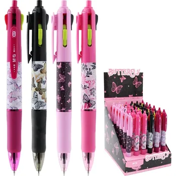 M & G Pero 4-barevné M&G Butterfly 0,7 mm