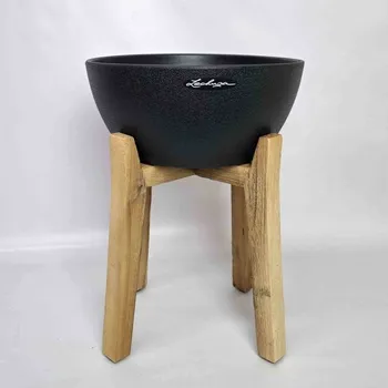 Lechuza Cubeto Stone 30 Graphite komplet+nohy-L - Do interiéru a exteriéru