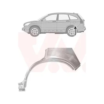 Příslušenství karosérie Boční stěna VAN WEZEL 2568147