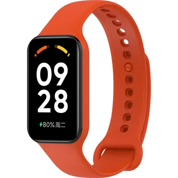 eses Silikonový řemínek pro Redmi Smart Band 2 GL a Smart Band 8 Active - Oranžový