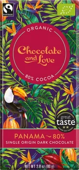 Čokoláda Chocolate and Love Panama 80 % BIO 80 g