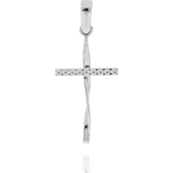 Přívěsek Zlatý křížek kroucený