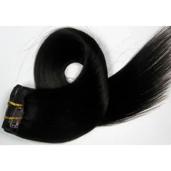 PERFEKTVLASY CLIP IN 8 pásů ČERNÁ #1, 120g, 60cm