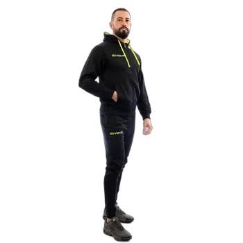 tepláková souprava givova KING 4 SEASONS černá/reflexně žlutá 1019 M