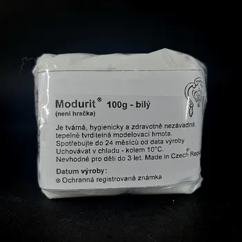 Modelovací hmota Modurit 100g bílý