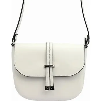 Kabelka Kožená kabelka Luka 20-028 - bílá