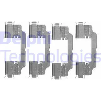 Brzdový kotouč Sada prislusenstvi, oblozeni kotoucove brzdy DELPHI LX0475