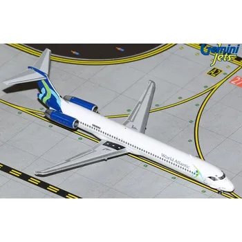 Plastikový model Gemini - Douglas MD-83, World Atlantic Airlines, Patrick Joseph, USA, 1/400