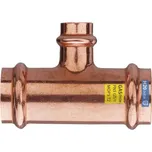 Cu lisovací T-kus redukovaný 28-22-28