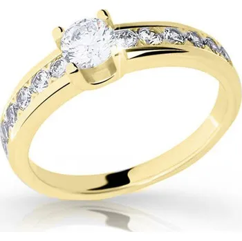 Prsten Cutie Jewellery Z6885-2146 Zlatý zásnubní prsten se zirkony model Z6885-2146 vel. 58 – zlatý šperk ryzosti 585/1000 v Dárkovém balení s Certifikátem GLRYB-58-31301