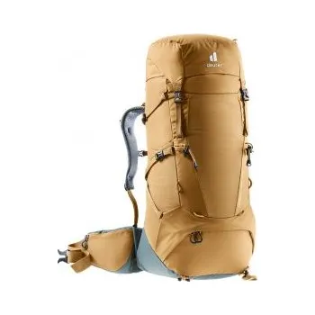 turistický batoh Deuter Aircontact Core 40+10 almond-teal Hnědá batoh + DÁREK DLE VÝBĚRU!