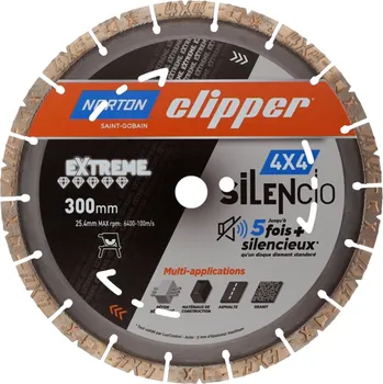 Řezný kotouč Norton Clipper PRO 4X4 SILENCIO 300x25,4