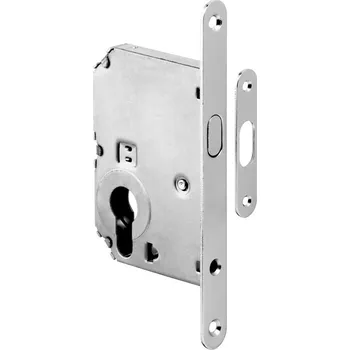 ACT SERVIS ACT - Zadlabací zámek pro posuvné dveře Provedení: PZ (vložkový zámek), Povrch: OC - chrom lesklý