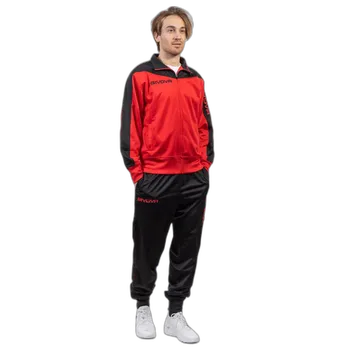 tepláková souprava givova Roma červená/černá 1210 4XS