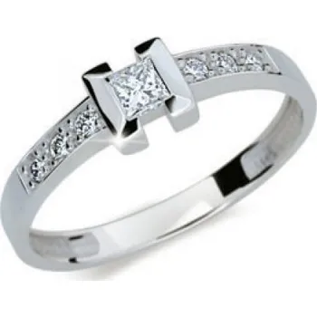 Prsten Cutie Jewellery dlr206210xl2 Zásnubní prsten z bílého zlata se zirkony model 2062 vel. 54 – zlatý šperk ryzosti 585/1000 v Dárkovém balení s Certifikátem GLRWB-54-09821