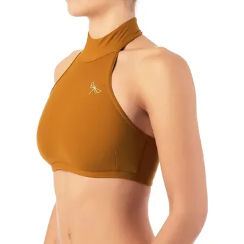 Dragonfly,Halter neck top Lisette 60, hořčicová L