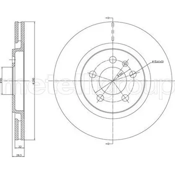 Brzdový kotouč Brzdový kotouč CIFAM (800-242)