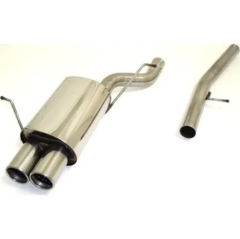 Tlumič výfuku sportovní tlumič výfuku BMW E46 Compact - s certifikátem ECE (971327B-X)