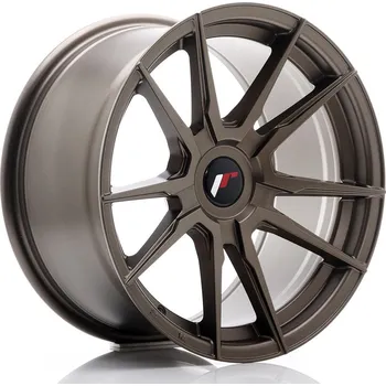 Alu kolo Japan Racing JR21 17x9 ET25-35 BLANK, Matt Bronze