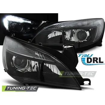 Přední světlomet PŘEDNÍ SVĚTLA OPEL ASTRA J 10-12 ČERNÁ TRU DRL