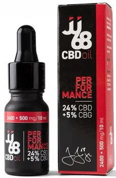 CBD JJ68 Performance 24 % CBD + 5 % CBG olej 2400 + 500 mg 10 ml