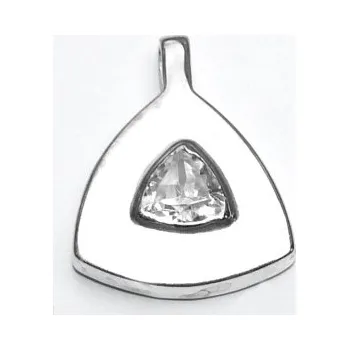 Přívěsek Stříbrný přívěsek čirý zirkon - 3317,AKCE (Stříbrný přívěsek s čirým zirkonem)