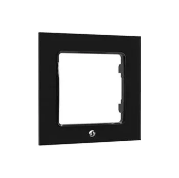 vypínač Shelly Rámeček pro spínač WS, černý, (80mm x 80mm x 10mm)