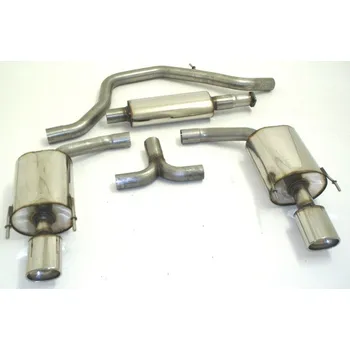 Výfuk pro motocykl 70mm Duplex Výfuk Opel Insignia - s certifikátem ECE (881122D-X)